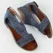 Niebieskie sandały damskie M.DASZYŃSKI 1583-32