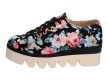 Creepersy w kwiaty buty damskie Wishot Dp687nv