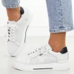 Białe skórzane sneakersy damskie Sergio Leone Sp103