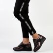Skórzane sneakersy damskie S.BARSKI 97705 PEWTER