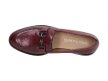 Bordowe mokasyny damskie SERGIO LEONE PB253
