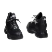 Czarne sneakersy damskie NAVY DOT 56002