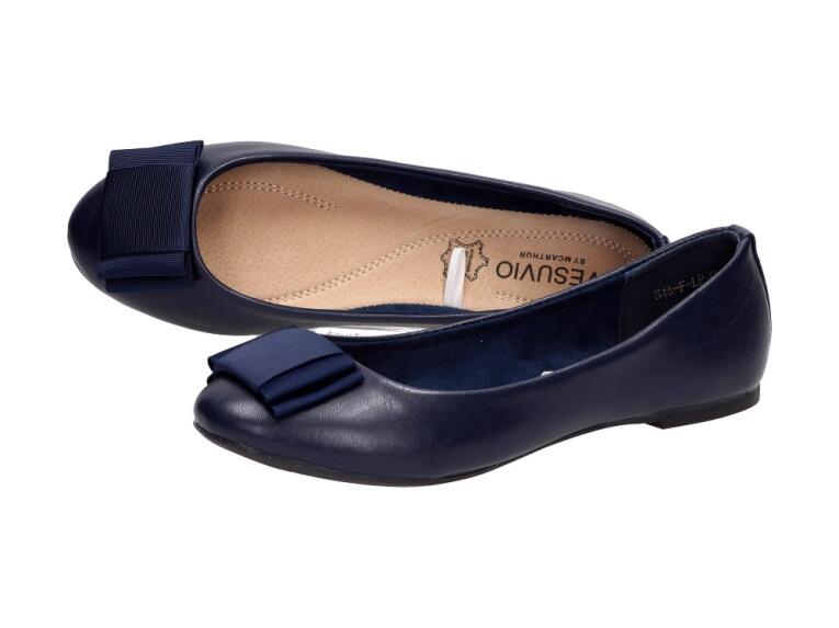 Granatowe baleriny, buty damskie McArthur Lp04