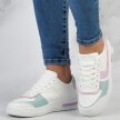 Białe sportowe buty damskie VINCEZA 19431 WH/BL