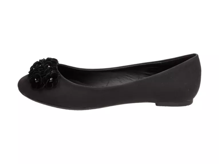 Baleriny, buty damskie American Club 770-2 Bk