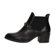 Czarne botki damskie na obcasie VINCEZA 10786 PU