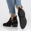Czarne jesienne botki damskie na obcasie FILIPPO DBT3672/22