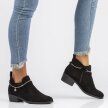 Czarne jesienne botki damskie na obcasie FILIPPO DBT3672/22