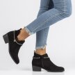 Czarne jesienne botki damskie na obcasie FILIPPO DBT3672/22