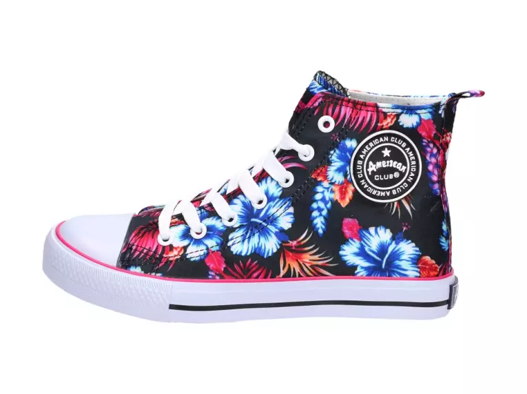Kwieciste trampki damskie American Club Lh65