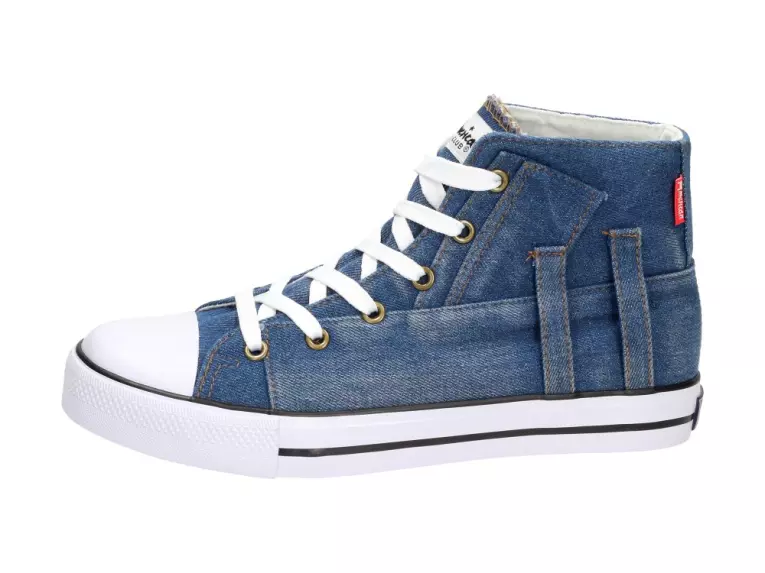 Jeansowe trampki damskie American Club Nj06-4