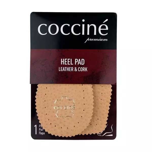 HEEL PAD LEATHER & CORK PODPIETKA COCCINE