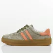 Khaki skórzane półbuty damskie Filippo Dp6764/25