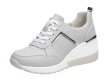 Szare sneakersy damskie S.BARSKI 97627 SKÓRA