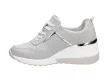 Szare sneakersy damskie S.BARSKI 97627 SKÓRA