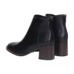 Czarne botki damskie na obcasie SERGIO LEONE BT545 PU