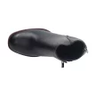 Czarne botki damskie na obcasie SERGIO LEONE BT545 PU