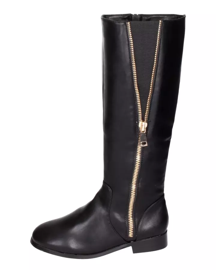 Czarne kozaki damskie Vices 726-1s