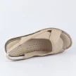 Beżowe skórzane sandały damskie KOMFORT POTOCKI 78003