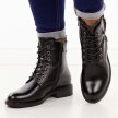 Czarne skórzane botki damskie T.Sokolski Z25-214