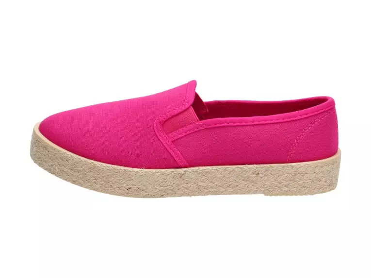 Slip On Espadryle damskie Wishot 127 Fuksja