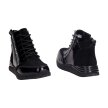 Czarne botki damskie, sneakersy skórzane FILIPPO DP3162/21