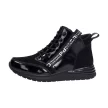 Czarne botki damskie, sneakersy skórzane FILIPPO DP3162/21