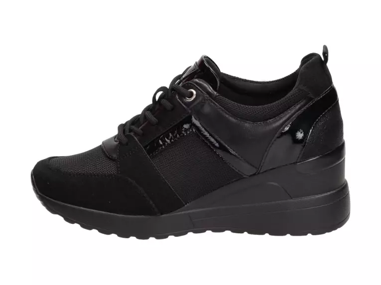 Czarne sneakersy półbuty damskie VINCEZA 10606