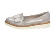 Szare lordsy, baleriny damskie Vices 6056-5