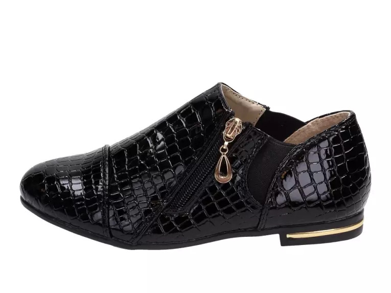Czarne buty dziecięce jazzówki Badoxx 300