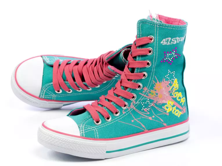 -50% Wysokie trampki dziecięce Badoxx 6263 Lk