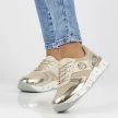 Beżowe skórzane sneakersy damskie FILIPPO DP3542/22
