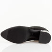 Czarne zamszowe botki damskie na słupku DiA 52-133