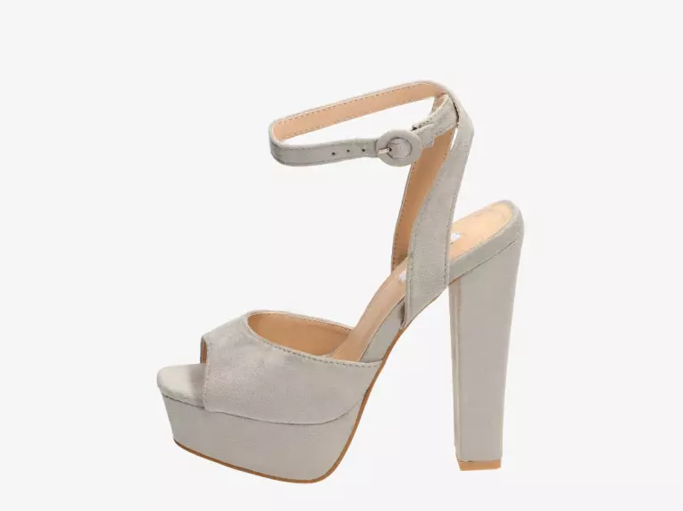 Szare sandały, buty damskie Vices 1231-5