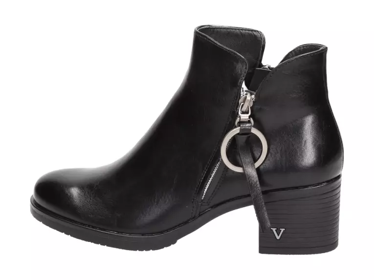 Czarne botki damskie Vinceza 10482