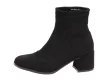 Czarne botki damskie naObcasie zimowe Filippo Dbt1540