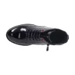 Czarne botki damskie S.BARSKI 207-73 LAKIER