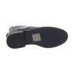 Czarne botki damskie S.BARSKI 207-73 LAKIER