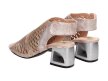 Różowe sandały damskie na obcasie JEZZI 1950-2