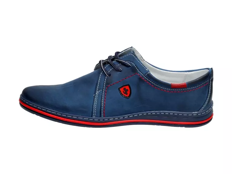 Polskie buty męskie Polbut 343 Blu