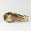 Złote ażurowe sandały damskie na słupku M.DASZYŃSKI 1954-9