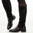 Czarne kozaki damskie M.Daszyński Sa198-22A