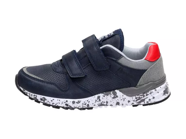 Półbuty dziecięce American Club Bs05 Nv/l.Grey
