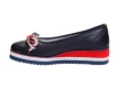 Granatowe baleriny damskie FILIPPO DP2159/21