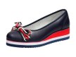 Granatowe baleriny damskie FILIPPO DP2159/21