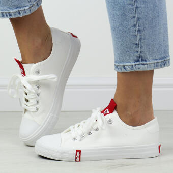 Białe trampki damskie Lee Cooper 2239l