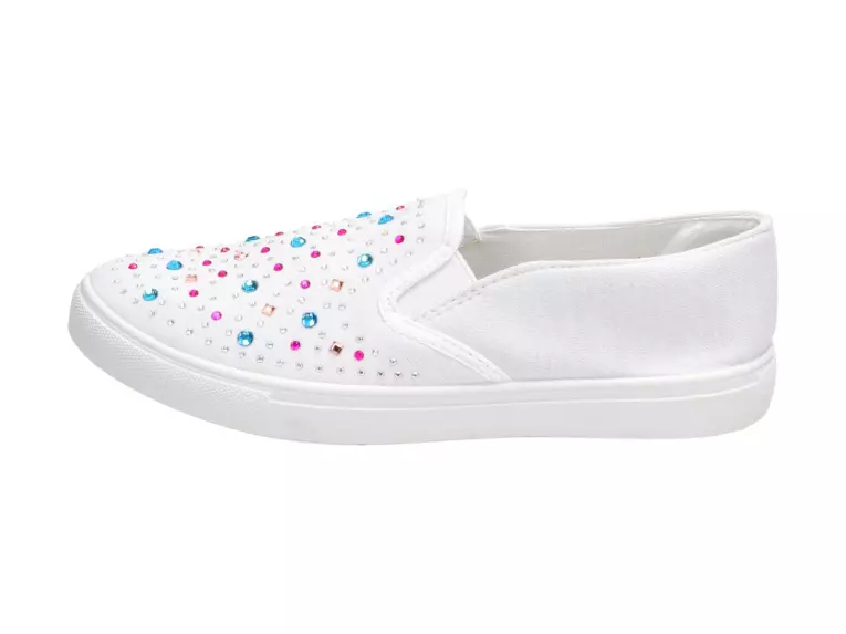 Białe tenisówki, buty damskie McKey Dtn189