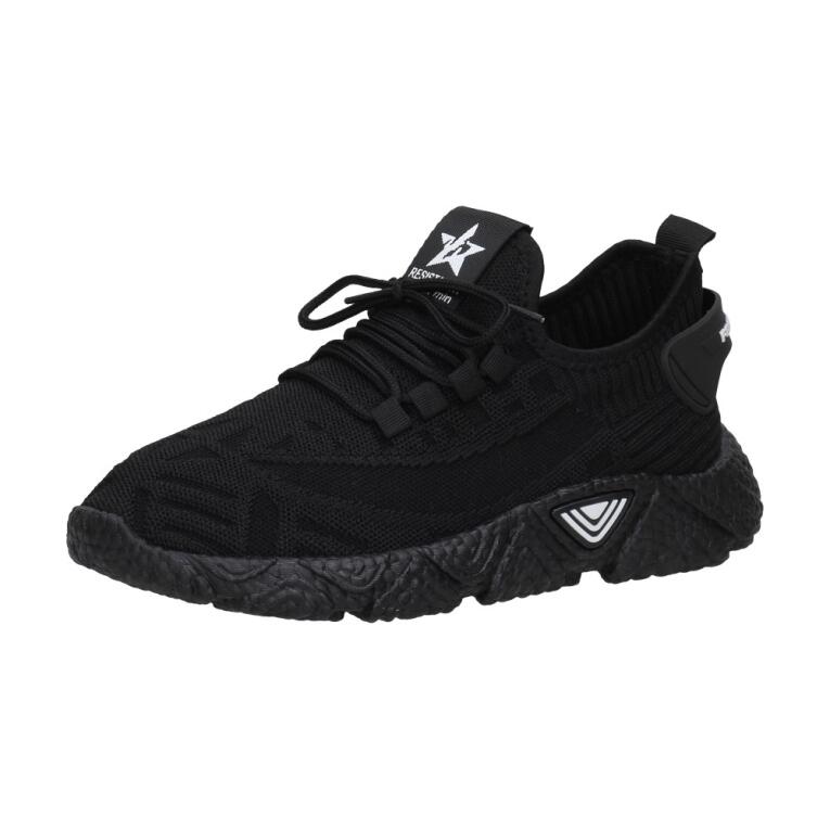 Czarne sportowe buty męskie SUPER STAR 080F