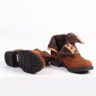 Camelowe botki damskie na traperze SABATINA DM21-57 CA