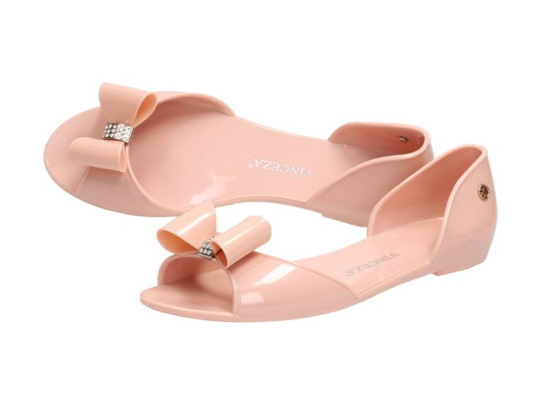 Beżowe meliski damskie sandały VINCEZA 4105